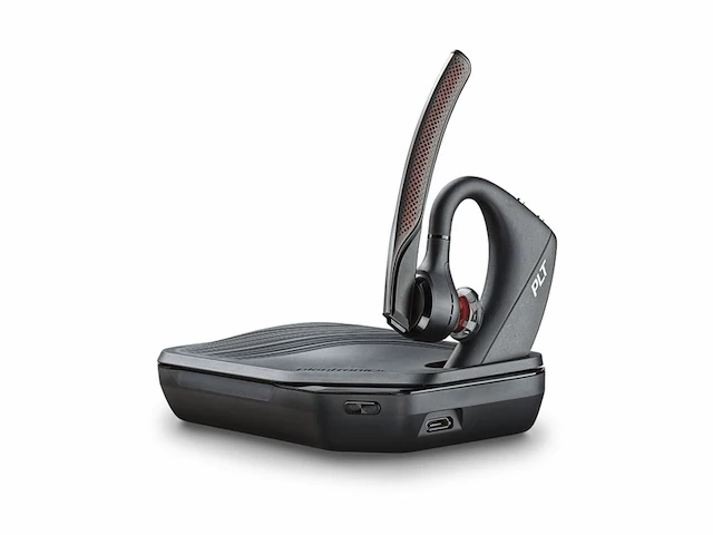 Plantronics voyager 5200 uc headset zwart - afbeelding 3 van  4