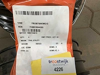 Plastic verschillende afvalemmers (6x) - afbeelding 3 van  4