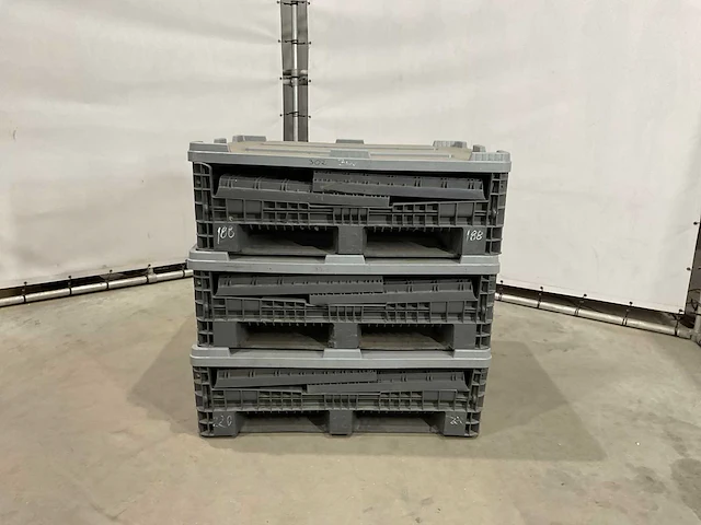 Plastic vouwkrat (3x) - afbeelding 3 van  5