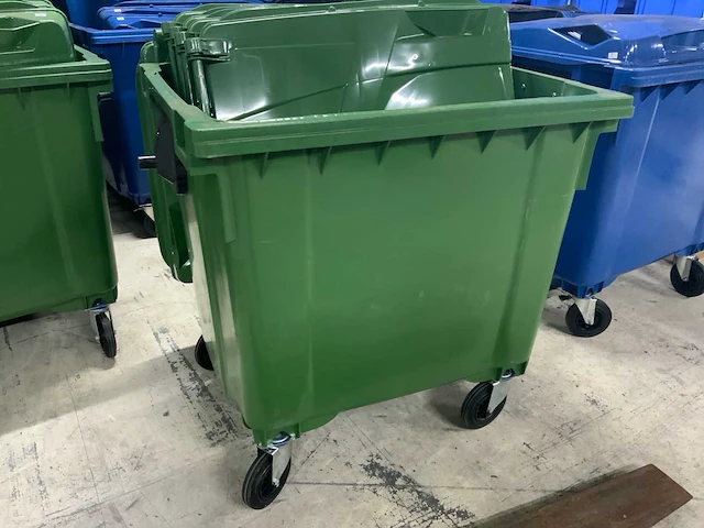 Plasticgogic afvalcontainer 1100l - afbeelding 1 van  4
