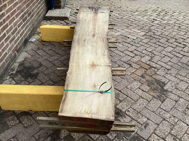 Plataan - 2019 gezaagd 210 x 560 x 2450 mm - schaaldeel (3x) - afbeelding 4 van  6