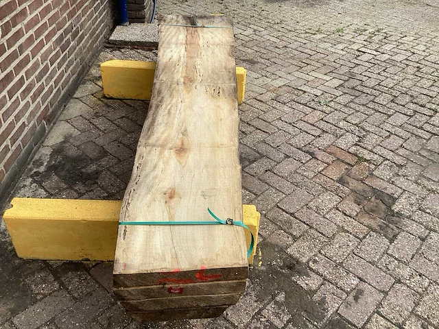 Plataan - 2019 gezaagd 220 x 570 x 2460 mm - schaaldeel (4x) - afbeelding 4 van  6
