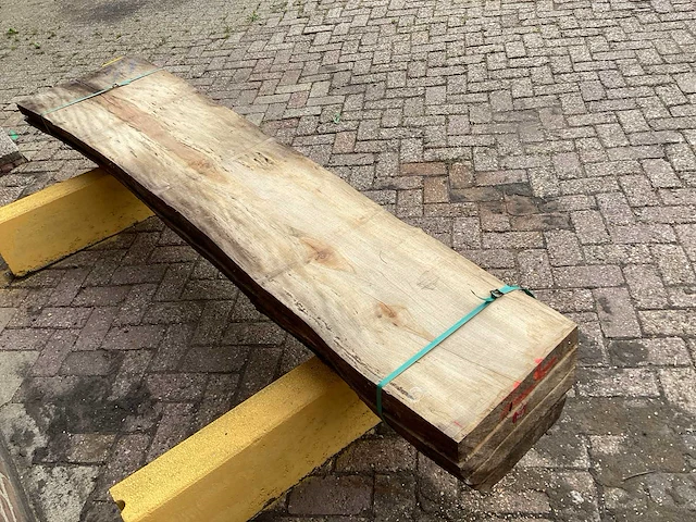 Plataan - 2019 gezaagd 220 x 570 x 2460 mm - schaaldeel (4x) - afbeelding 5 van  6