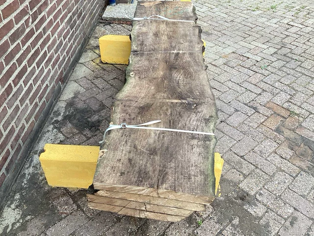Plataan - 2019 gezaagd 230 x 560 x 2300 mm - schaaldeel (4x) - afbeelding 4 van  6