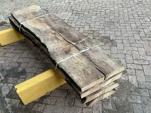 Plataan - 2019 gezaagd 230 x 590 x 2320 mm - schaaldeel (4x) - afbeelding 5 van  6