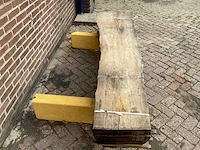 Plataan - 2019 gezaagd 240 x 600 x 2420 mm - schaaldeel (4x) - afbeelding 4 van  6