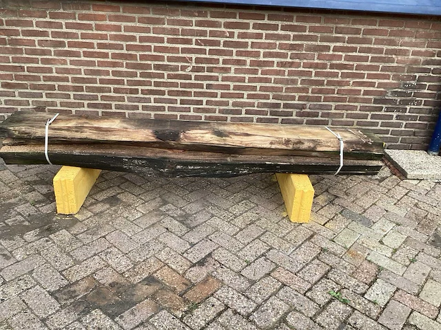 Plataan - 2019 gezaagd 270 x 340 x 2400 mm - schaaldeel (4x) - afbeelding 2 van  6