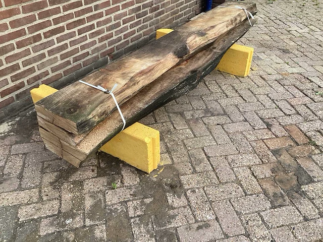 Plataan - 2019 gezaagd 270 x 340 x 2400 mm - schaaldeel (4x) - afbeelding 3 van  6