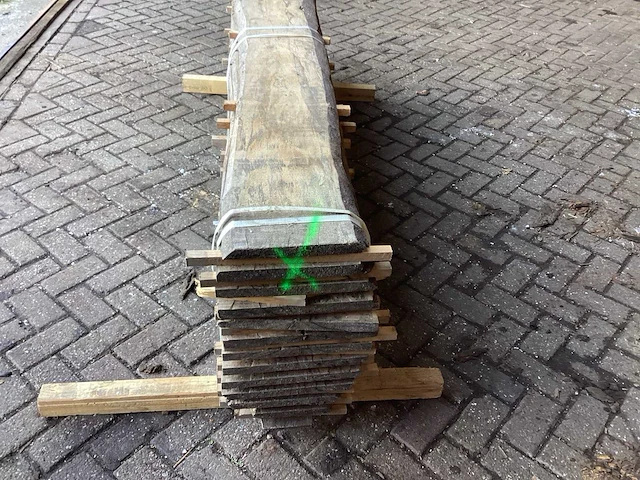 Plataan - kd ovengedroogd 2460 x 350x600 mm - schaaldeel (13x) - afbeelding 4 van  7