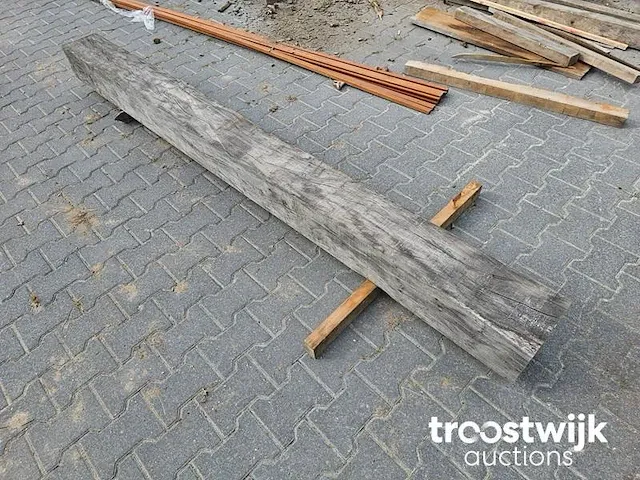 Plataan balk 263x20x20cm - afbeelding 1 van  5