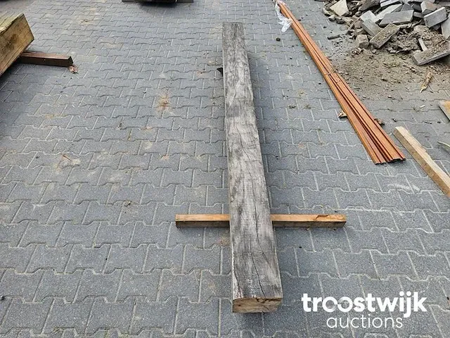 Plataan balk 263x20x20cm - afbeelding 4 van  5