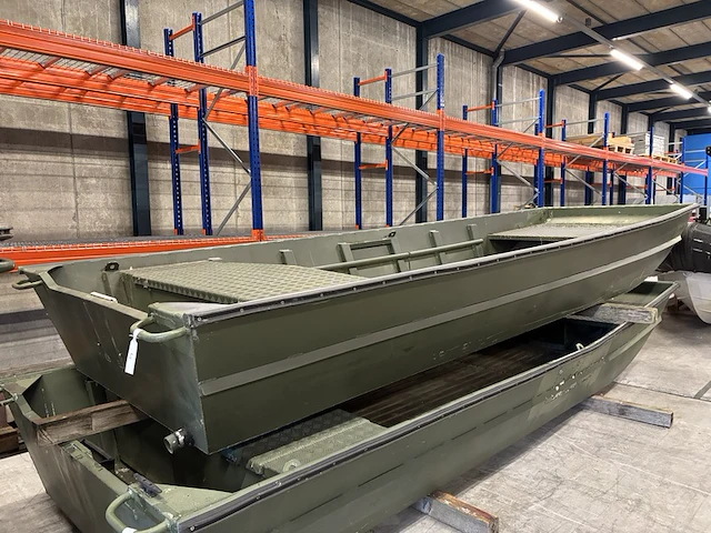 Platbodem, aluminiumjon, jon 520, groen - afbeelding 1 van  7