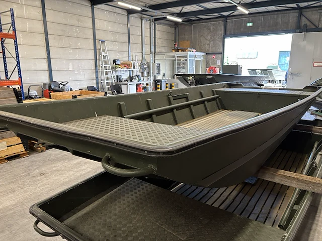 Platbodem, aluminiumjon, jon 520, groen - afbeelding 4 van  7
