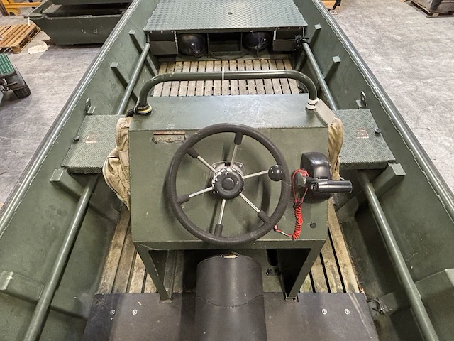 Platbodem op trailer, aluminiumjon, jon 520, groen - afbeelding 2 van  28