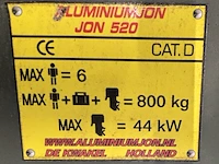 Platbodem op trailer, aluminiumjon, jon 520, groen - afbeelding 22 van  28