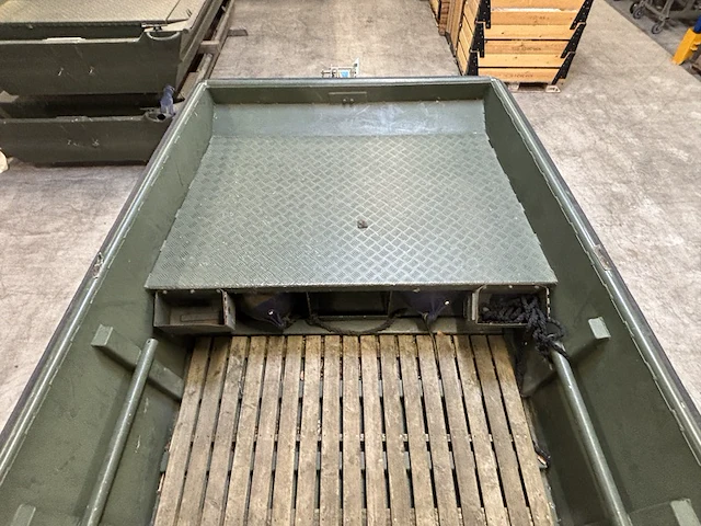 Platbodem op trailer, aluminiumjon, jon 520, groen - afbeelding 26 van  28