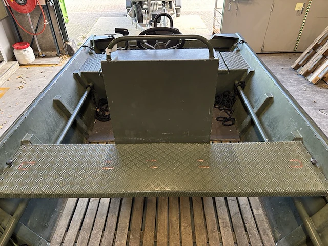 Platbodem op trailer, aluminiumjon, jon 520, groen - afbeelding 7 van  21