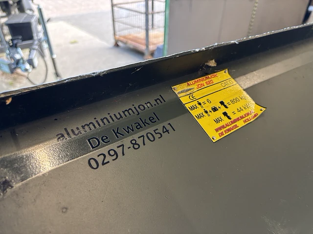 Platbodem op trailer, aluminiumjon, jon 520, groen - afbeelding 17 van  21