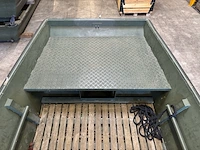 Platbodem op trailer, aluminiumjon, jon 520, groen - afbeelding 20 van  21