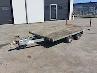 Plateau aanhangwagen, straver, sst 13 tv, 2009