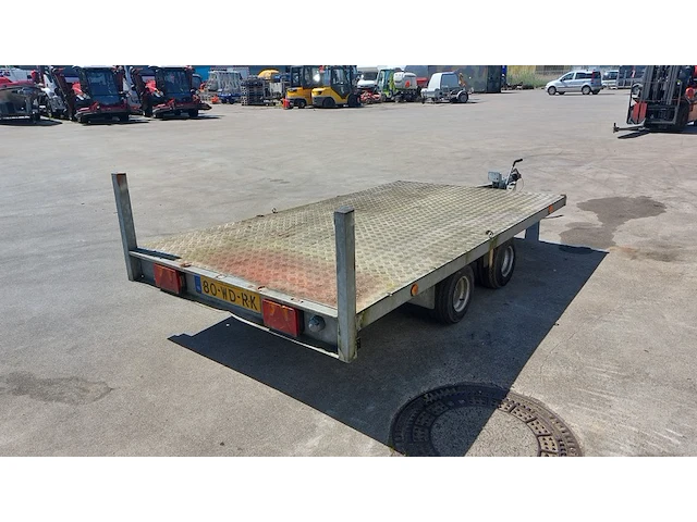 Plateau aanhangwagen, straver, sst 13 tv, 2009 - afbeelding 18 van  20