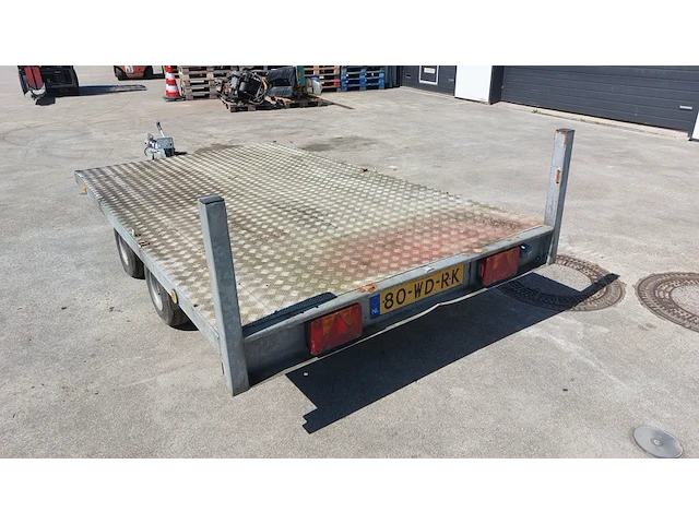 Plateau aanhangwagen, straver, sst 13 tv, 2009 - afbeelding 20 van  20