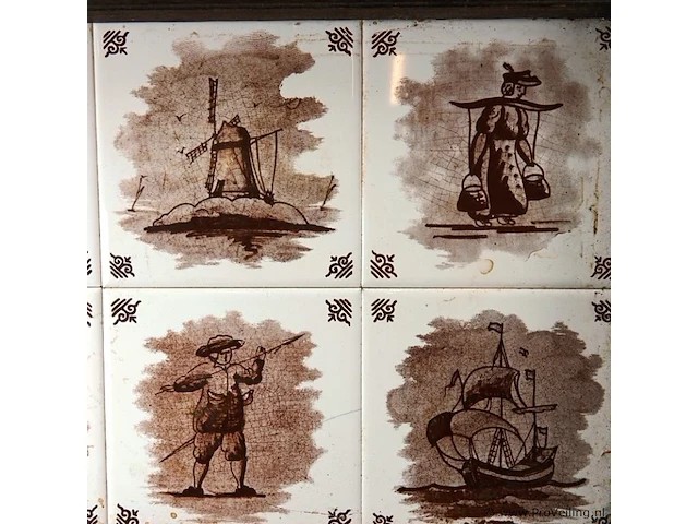 Plateau van antieke tegels - afbeelding 3 van  5