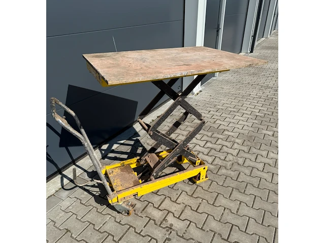 Plateau wagen hydraulisch verstelbaar in hoogte - afbeelding 2 van  5