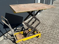 Plateau wagen hydraulisch verstelbaar in hoogte - afbeelding 2 van  5