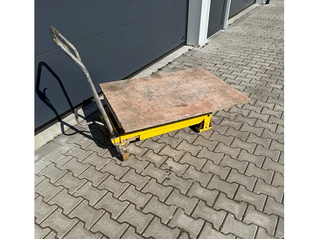 Plateau wagen hydraulisch verstelbaar in hoogte - afbeelding 3 van  5