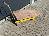 Plateau wagen hydraulisch verstelbaar in hoogte - afbeelding 3 van  5