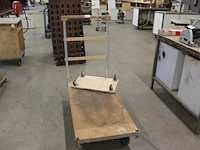 Plateauwagen 122 x 60 cm. - afbeelding 1 van  2