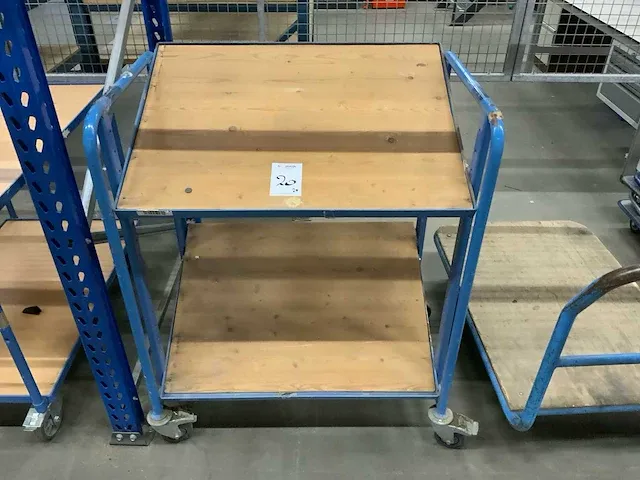 Plateauwagen (2x) - afbeelding 3 van  4