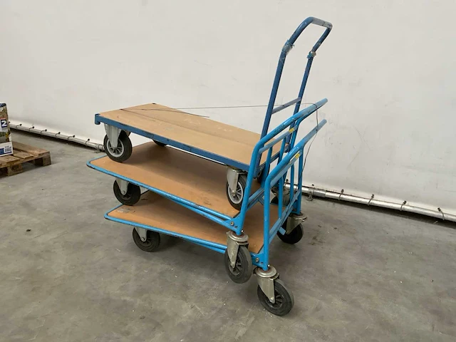 Plateauwagen (3x) - afbeelding 3 van  7
