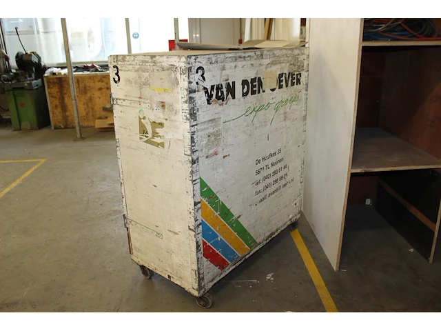 Plateauwagen 95 x 70 cm. - afbeelding 2 van  3