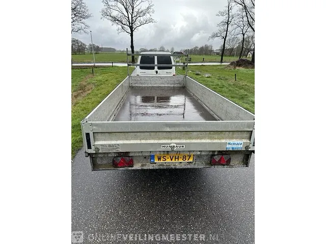 Plateauwagen aanhangwagen humbaur, ht2000 2500kg uitvoering, grijs / chroom, bouwjaar 12-05-2006 - afbeelding 5 van  10