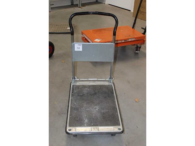 Plateauwagen inklapbaar. afmeting 74 x 48 cm. - afbeelding 2 van  2