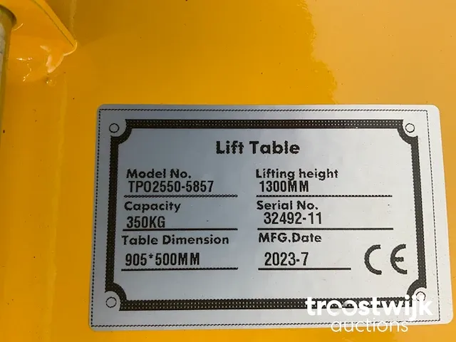 Plateauwagen lift - afbeelding 6 van  7