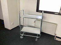 Plateauwagen met gaaswand - afbeelding 1 van  4
