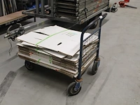 Plateauwagen met plateau-afmeting 110 x 60 cm. - afbeelding 1 van  2