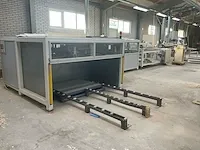 Platenopdeelzaagmachine met bewerkingsstations