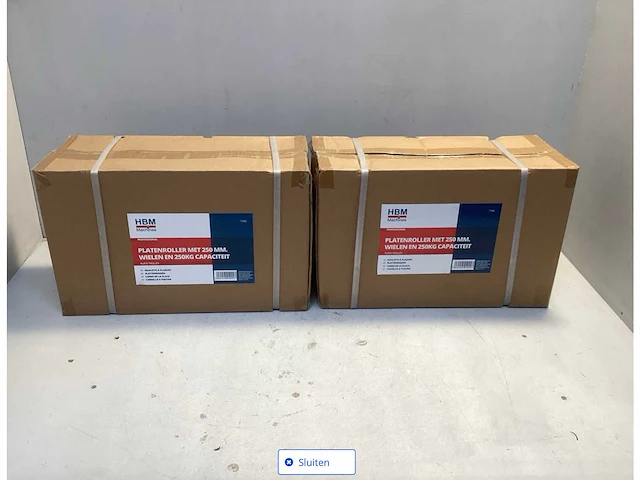 Platenroller - 250kg (2x) - afbeelding 2 van  4