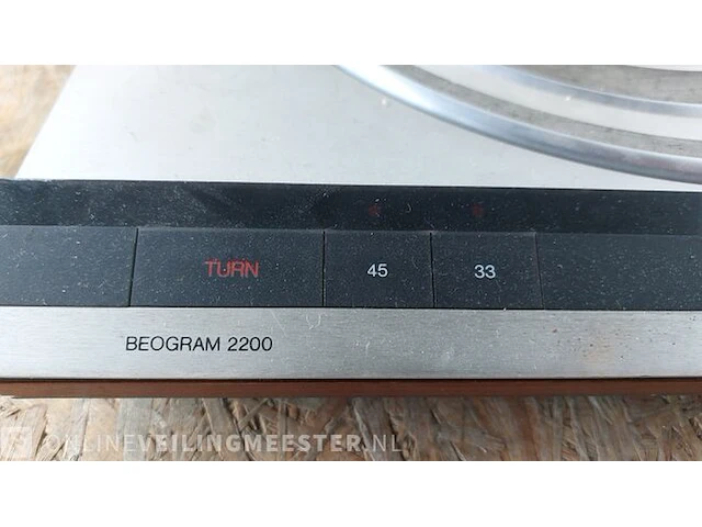 Platenspeler bang & olufsen, beogram 2200 5721, bouwjaar 1975-1976 - afbeelding 3 van  7