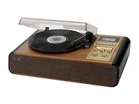 Platenspeler in houtbehuizing reflexion, hifi1975bt, bruin