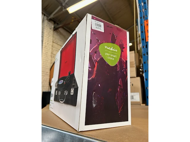 Platenspeler met ingebouwde speakers nedis - afbeelding 2 van  5