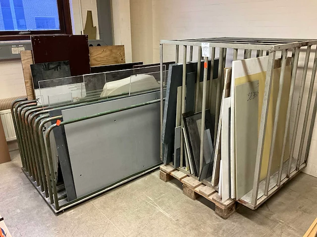 Platenstelling met restmateriaal (2x) - afbeelding 1 van  9