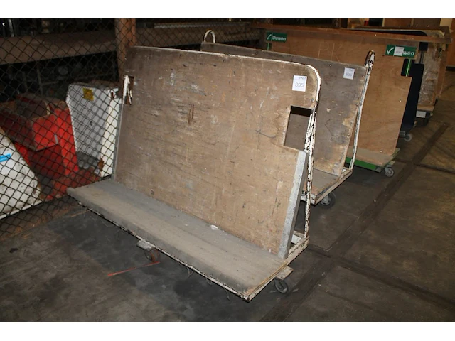 Platenwagen lengte 150 cm. - afbeelding 1 van  2