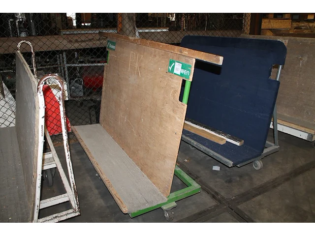 Platenwagen lengte 150 cm. - afbeelding 1 van  2