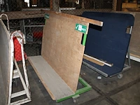 Platenwagen lengte 150 cm. - afbeelding 1 van  2