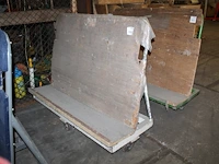 Platenwagen lengte 150 cm. - afbeelding 1 van  2